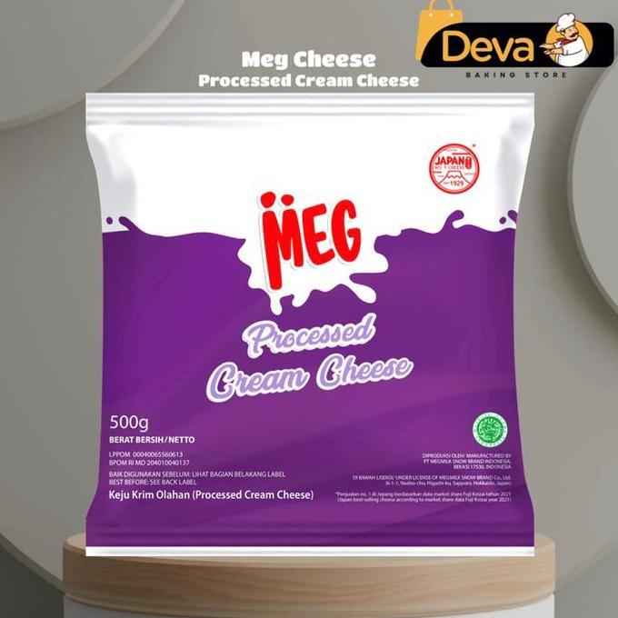 Meg Processed Cream Cheese - Cream Cheese Meg