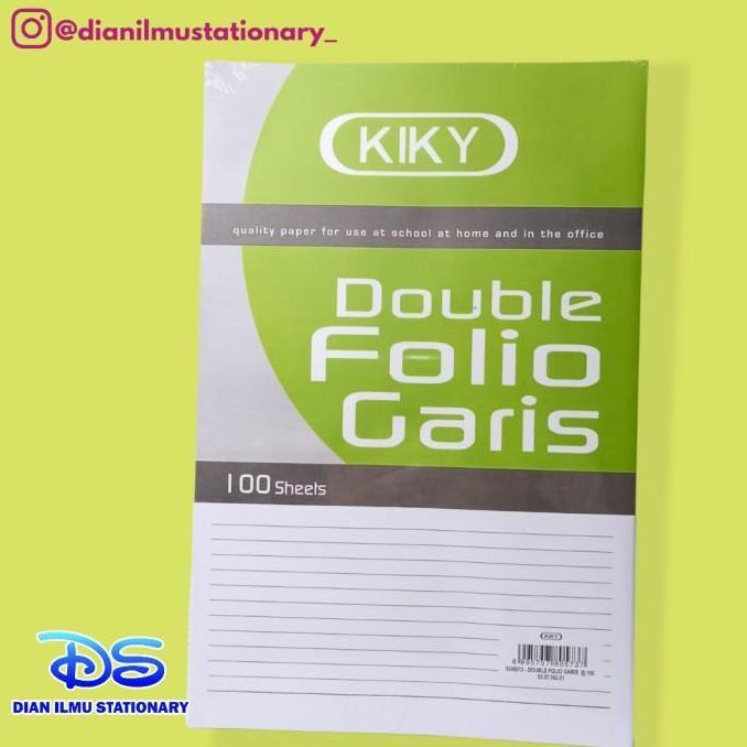 Double Folio Kiky Bergaris 100 lembar Kiky