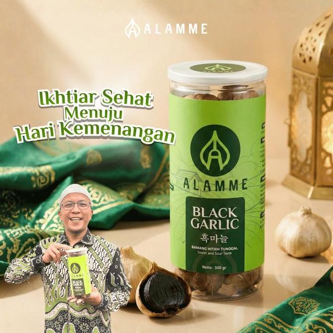 Bawang Hitam Tunggal Black Garlic Alamme 500Gr
