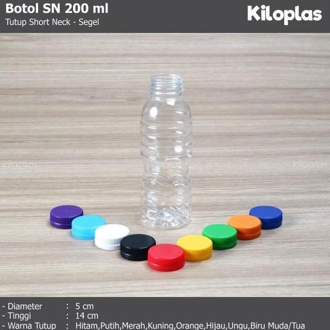 Botol Plastik 200 ml / Botol Jus 200 ml - SN / Botol Minuman 200 ml