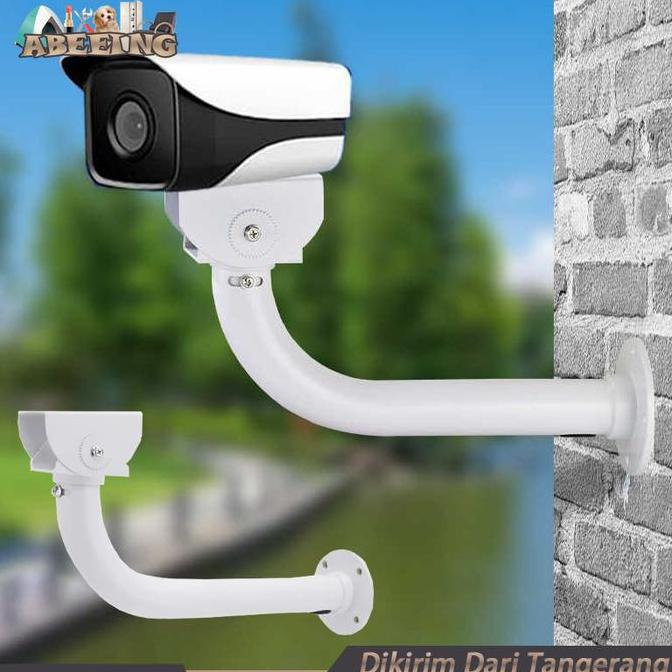 Bracket Dinding L Camera CCTV Rak CCTV Penyangga Camera CCTV Bracket CCTV Kamera Outdoor Dudukan CCT