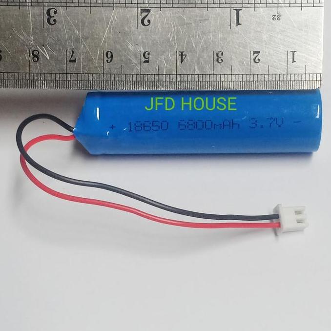 NEW BATERAI RC CAS RAKIT 18650 3.7V -3,7V BATERAI ROCK CRAWEL 2PIN SOKET XH ORI