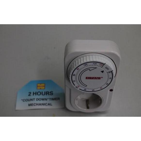 STOP KONTAK TIMER 2 jam / TIMER STOPKONTAK ( Dapat diatur/program hingga 120 menit )