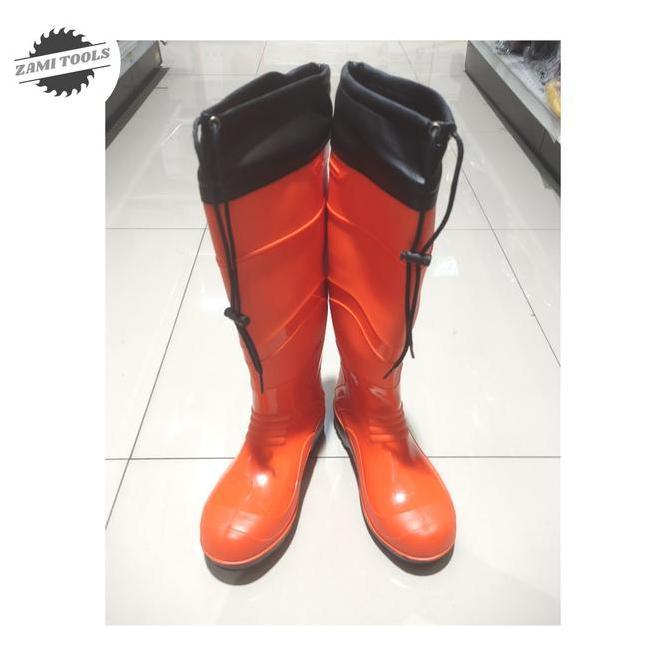 Sepatu Boots Safety Krisbow Orange