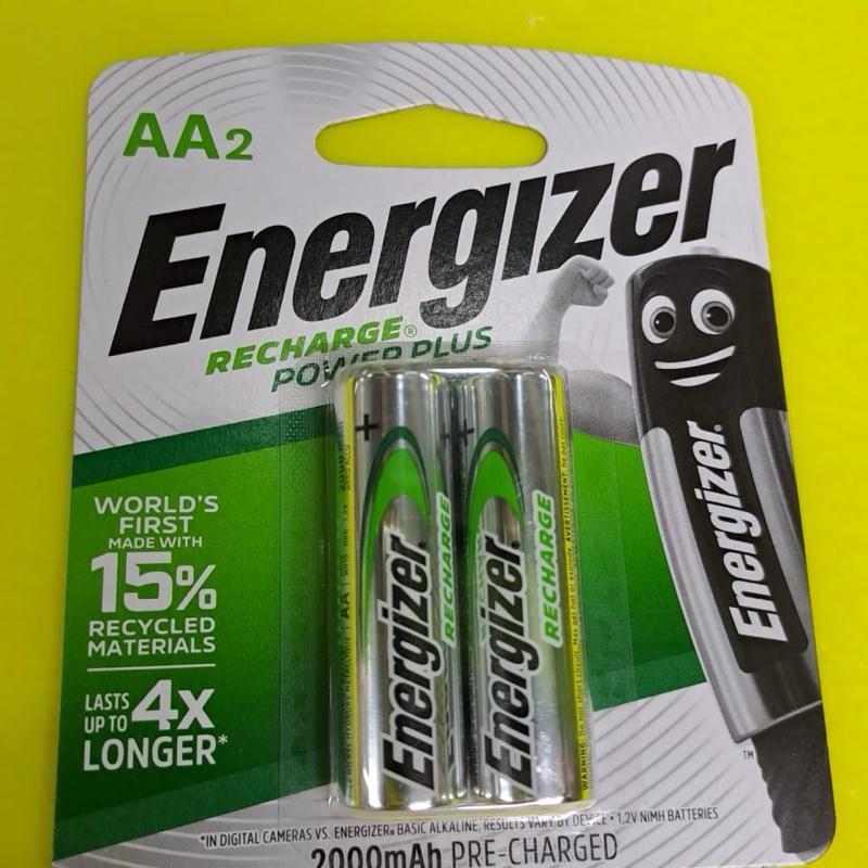 Baterai cas energizer AA 2000mah : baterai recharge energizer AA 2000mah