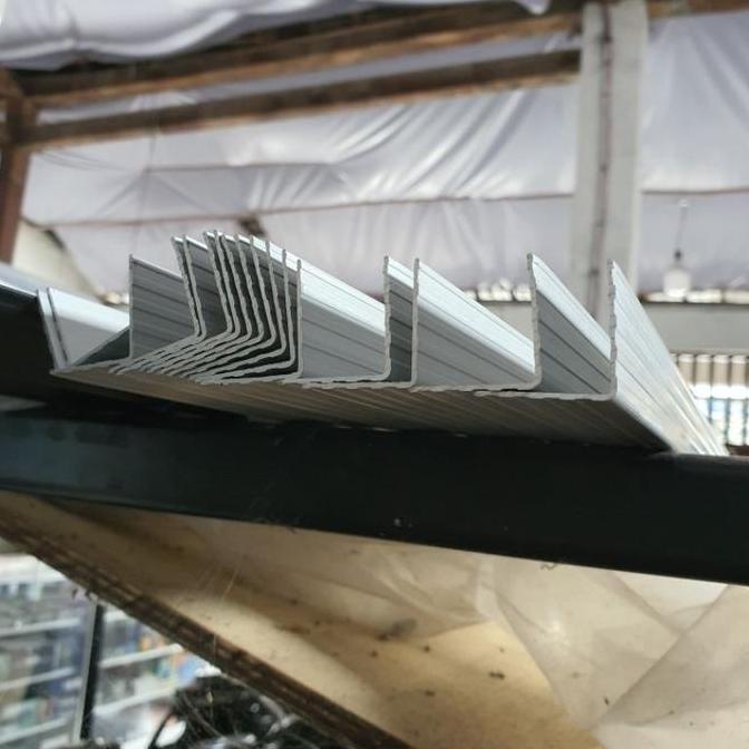 siku alumunium lis L hardcase alumunium panjang 3meter import wajib potong