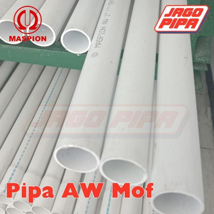 Maspion Pipa AW 3/4 Inch Putih MOF PVC 4 Meter Paralon 3/4" PUTIH