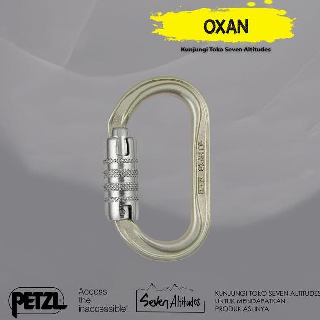 Carabiner Petzl Oxan Triact Lock Baja