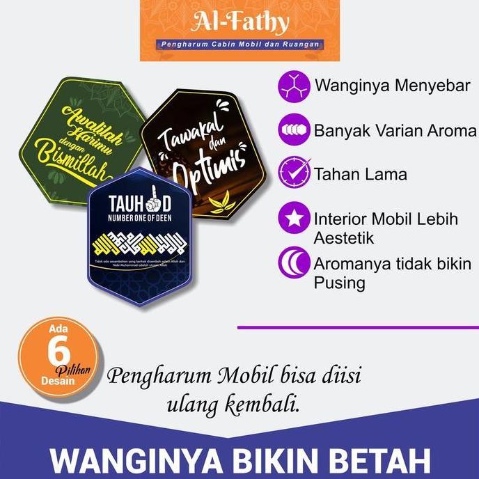 Parfum Mobil Aroma Premium Pewangi Dan Pengharum Desain Islami