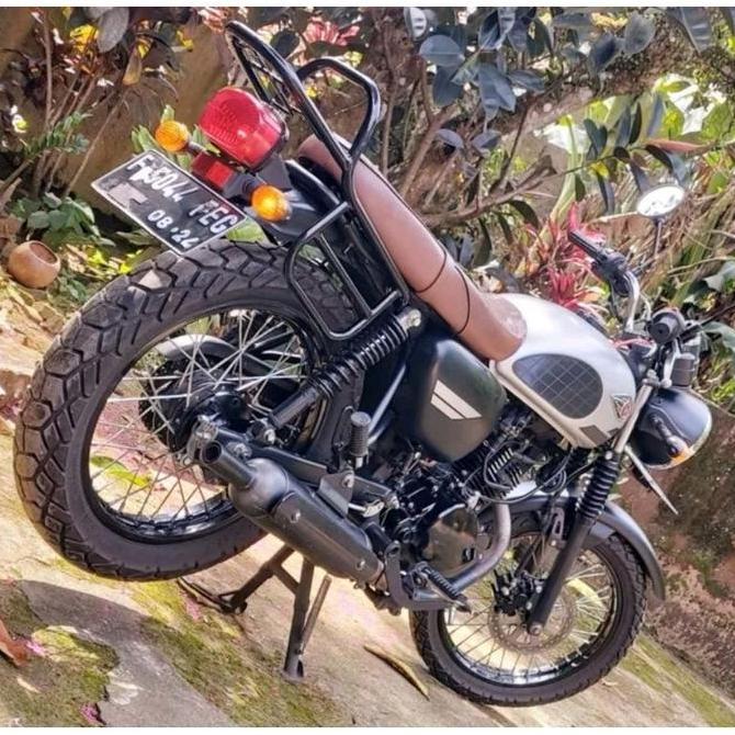 BEHEL BELAKANG KAWASAKI W175 BRACKET BREKET W 175 Behel W175 Rak
