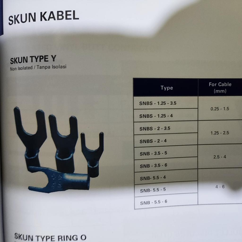 skun y 1.25-4 / skun y 1.25-4mm / skun y 1,25-4mm