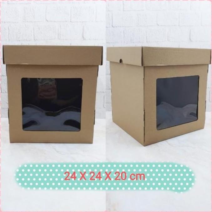 Dus Cake Tinggi, Box Kue Tart Tinggi, Kardus Kue Tinggi, Box Hampers