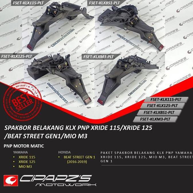 Spakbor belakang klx 150 PNP X RIDE 115 XRIDE 125 BEAT STREET