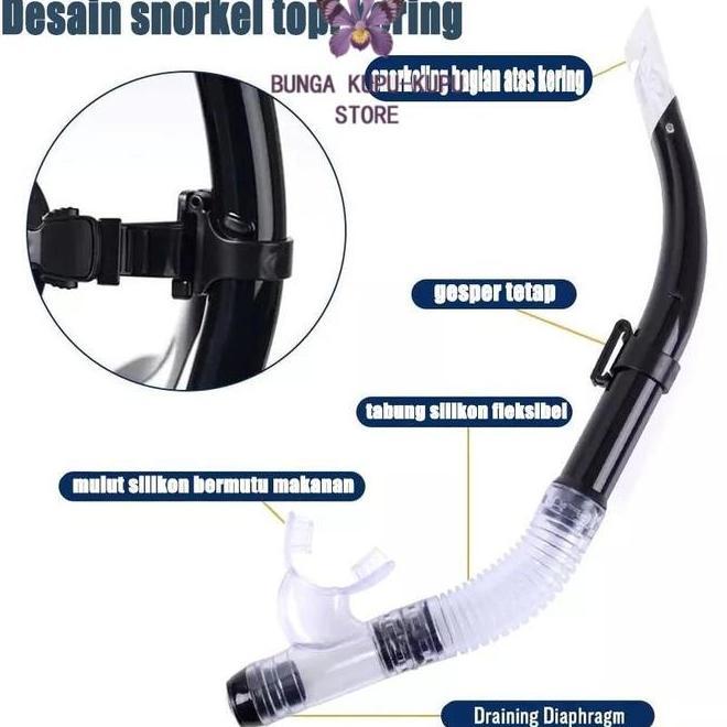 Readyset Snorkeling Kacamata Selam Anti Kabut Kaca Tempered Awet