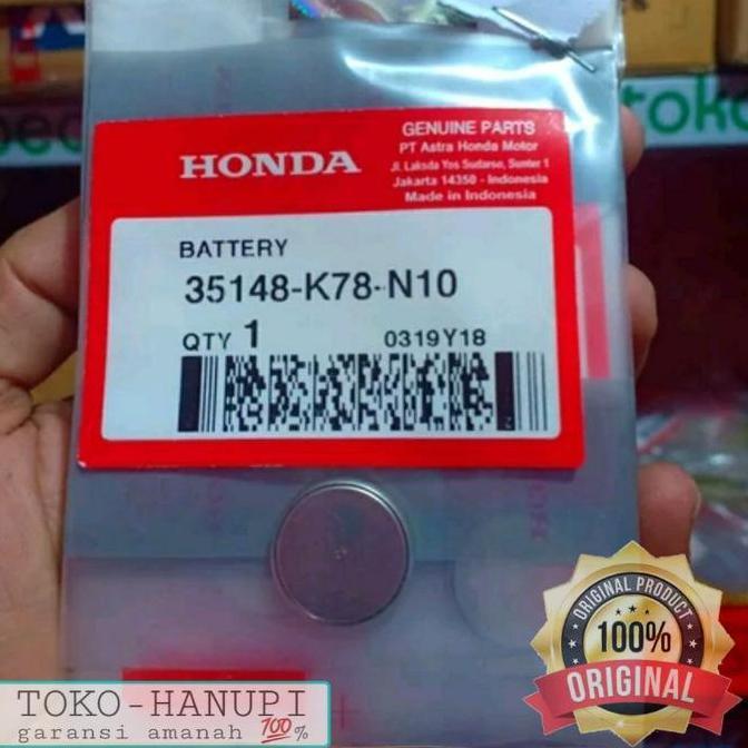 BATERAI REMOTE ALARM KUNCI MOTOR HONDA SCOOPY PRESTIGE STYLISH 2021