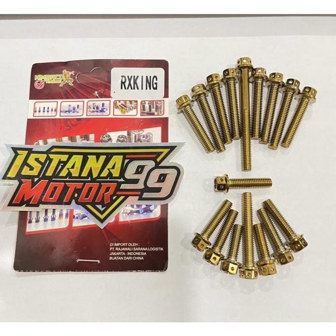 BAUT PROBOLT CVT RX KING THAILAND BAUT BLOK MESIN CVT RX KING SATU SET