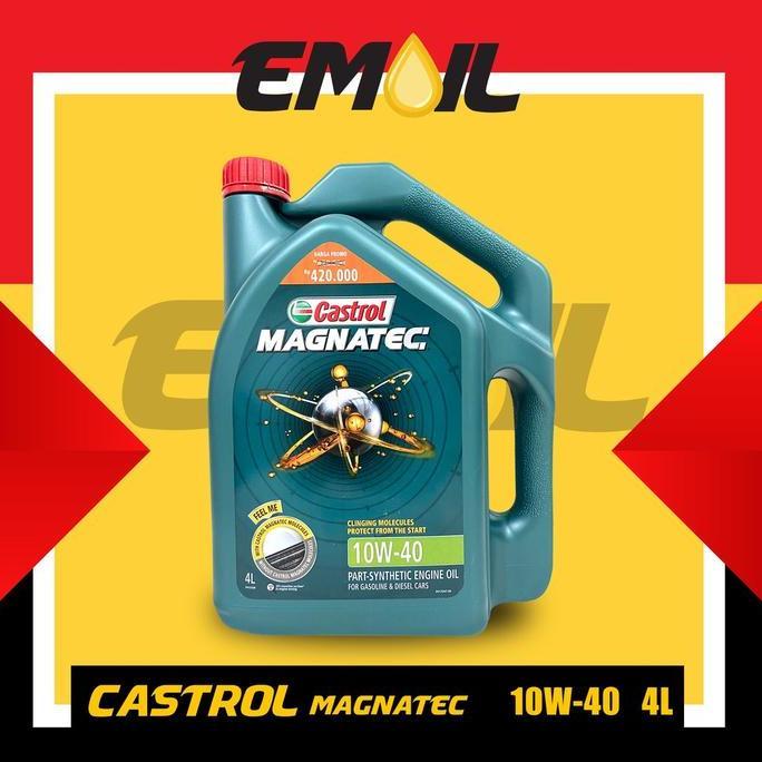 OLI CASTROL MAGNATEC SAE 10W-40 GALON 4 LITER