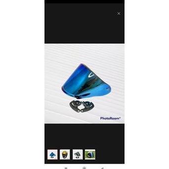 Paket busa Helm NHK R6 Full set kancing besi / kaca + tali + karet