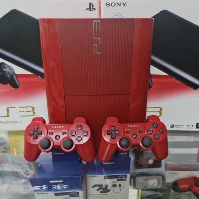 PS3 SUPER SLIM 500GB CFW ASLI SONY FREE 2 STIK FULL GAME