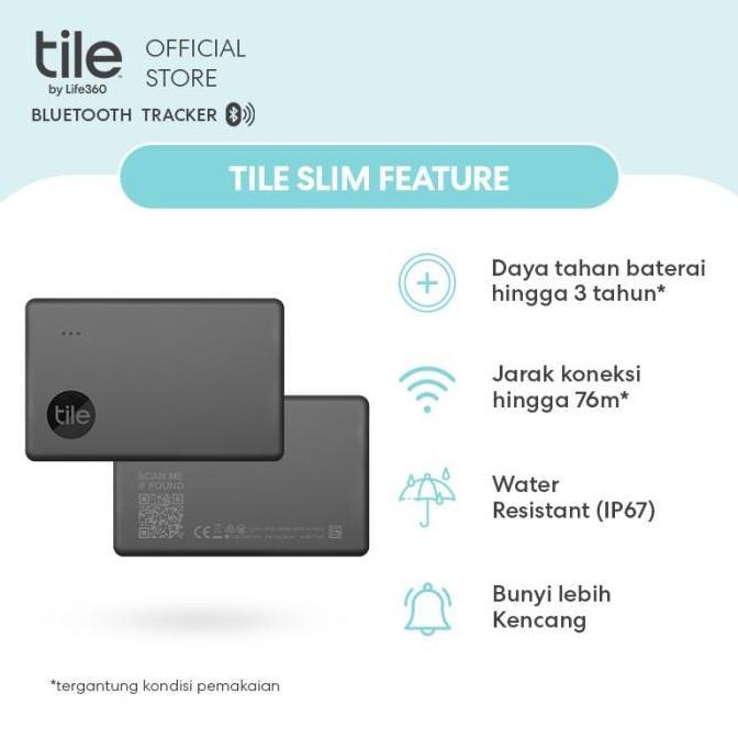 Tile Slim - Bluetooth Tracker / Pelacak Pintar