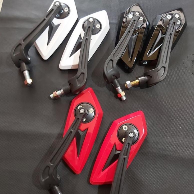 PRODUK BERKUALITAS COD spion variasi warna alevo yamaha, spion warna drat 14 yamaha mio vega jupiter