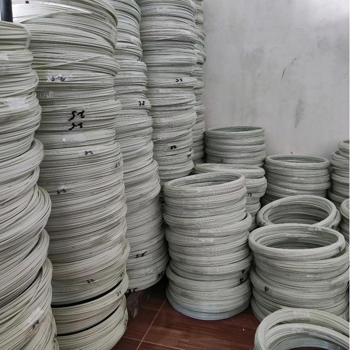 Murah Jeruji fiber putih roll semua ukuran 0.5mm-4mm untuk sangkar,  kepingan naga, layangan hias dl