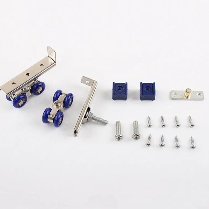 DISSORDE Roda Atas Pintu Sliding Geser Roda Gantung Pintu Sliding 1 Set Roda Pintu Geser Roda Rel Pi