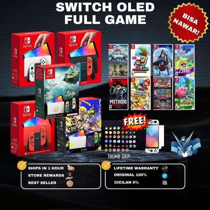 Switch OLED Console CFW 128GB 256GB 512GB Full Game / HWFLY