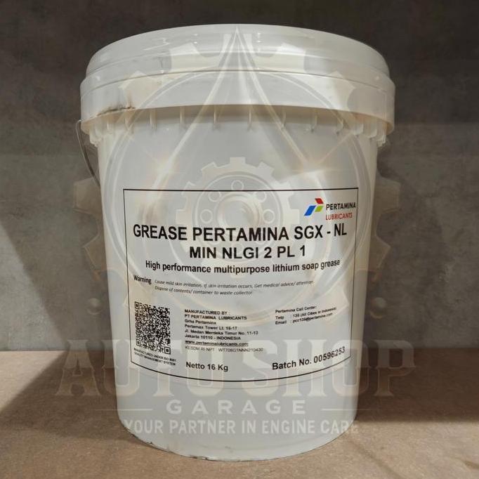 Sale Gemuk Lumas Grease Pertamina Sgx-Nl 1 Pail/ 16 Kg
