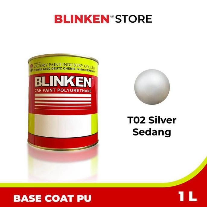 Sale Blinken Base Coat Cat Mobil, Motor  Silver Series 1L