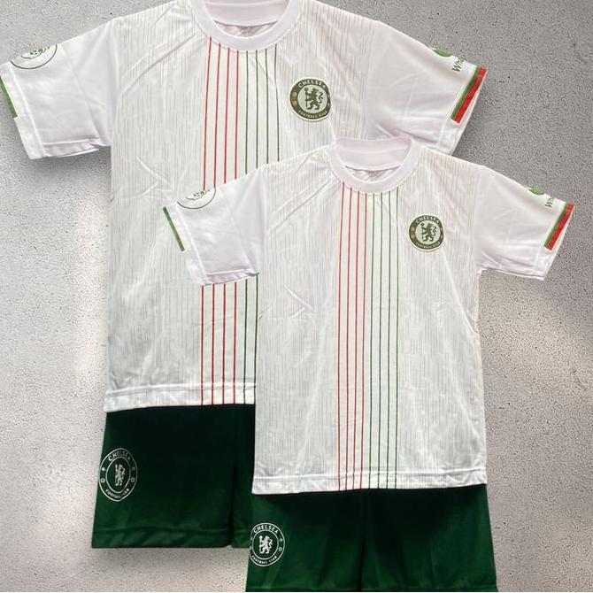 Promo Setelan Jersey Bola Anak Laki Chelsea Enzo Terbaru Usia 1-15 Tahun Cod