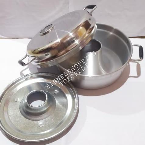 Kuteka- Orchid Panci Pemanggang Kue Bolu Baking Pan 24 Cm 6 Telur Alat Oven Panggang Kue Serbaguna D