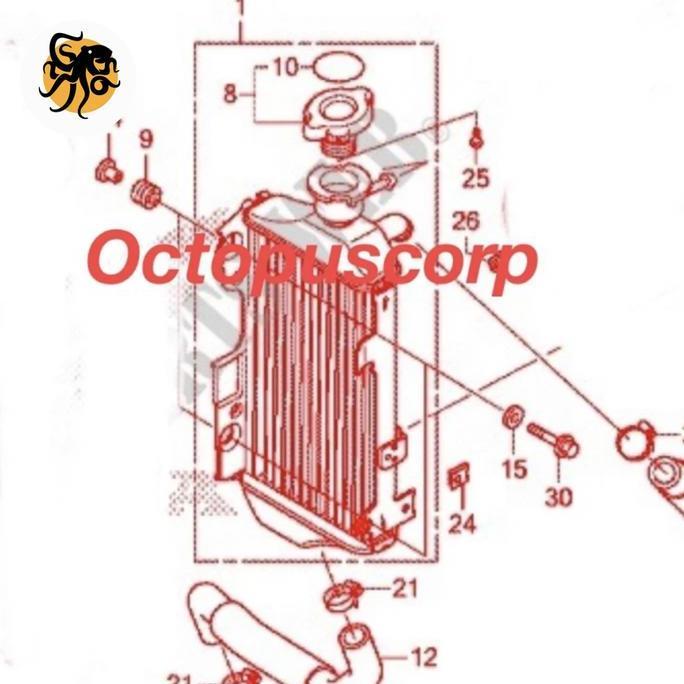Sale Radiator Honda Crf 250 Rally Crf250