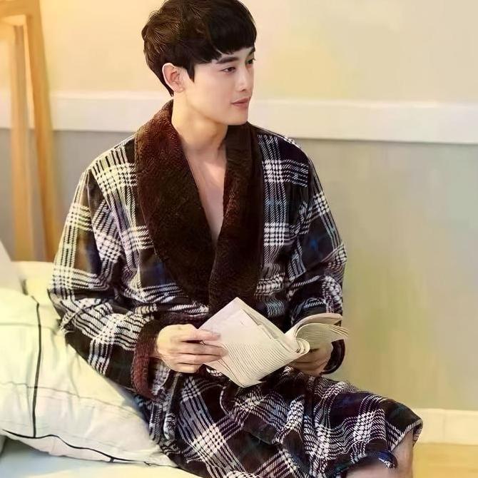 Gs - Kimono Gs Kimono Handuk Bulu Tebal Halus Baju Tidur Piyama