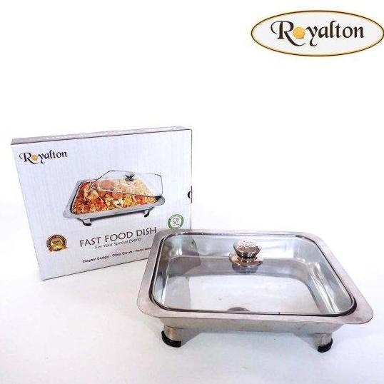 Ebyokurwa- Asta Panci Wadah Saji - Tempat Makanan Makan Prasmanan Fast Food Dish Stainless Steel Ast
