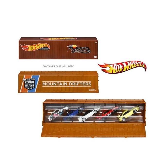 BARU hotwheels hot mountain drifters drifter container set 5 nissan toyota