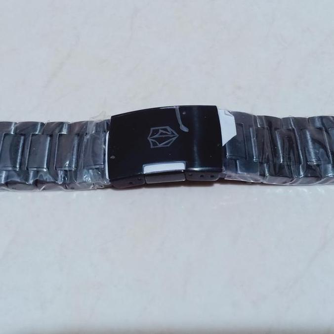 STRAP RANTAI JAM TANGAN EXPEDITION E6636 E 6636 E6639 STAINLESS BLACK STEEL
