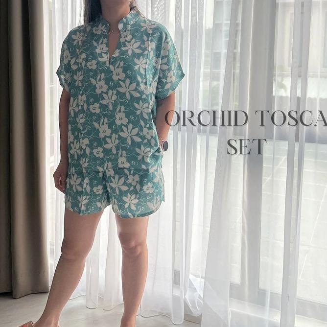 Deluna - Setelan Deluna Setelan Piyama Celana Pendek Paket Rayon Premium