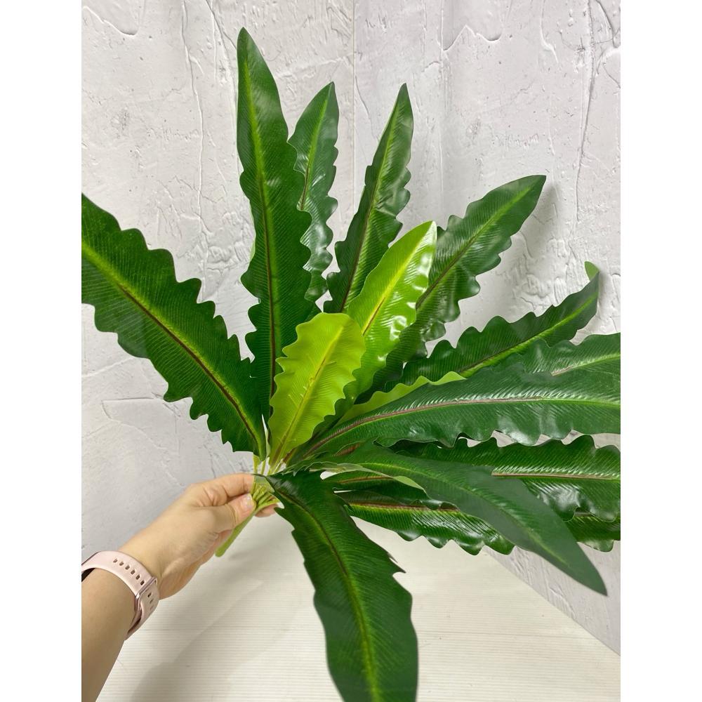 Tanaman pakis gelombang cinta palsu plastik artificial dekorasi