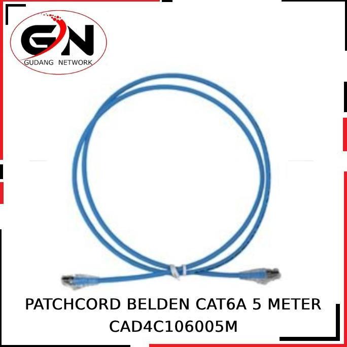 TERMURAH - PATCHCORD BELDEN CAT6A 5 METER CAD4C106005M