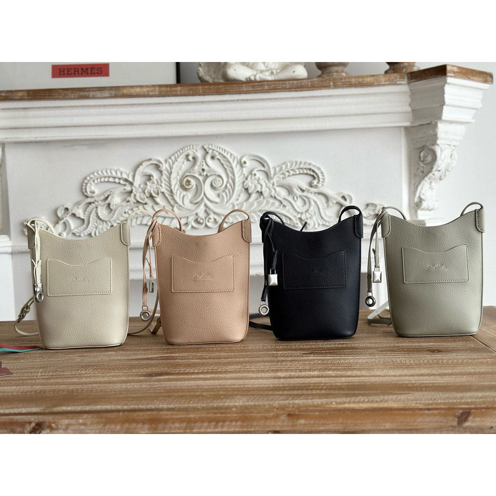 loro piana mini bale sling shoulder mobilephone holder bag with patch pocket