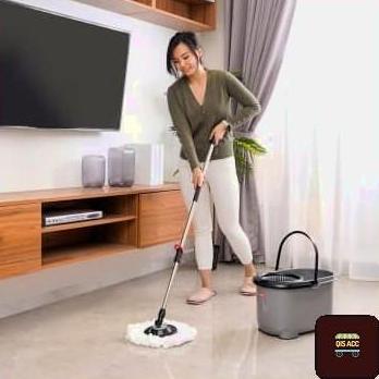 BEBAS ONGKIR - Alat Pel Lantai TATAY Twist Mop / Spin Mop / Super Mop