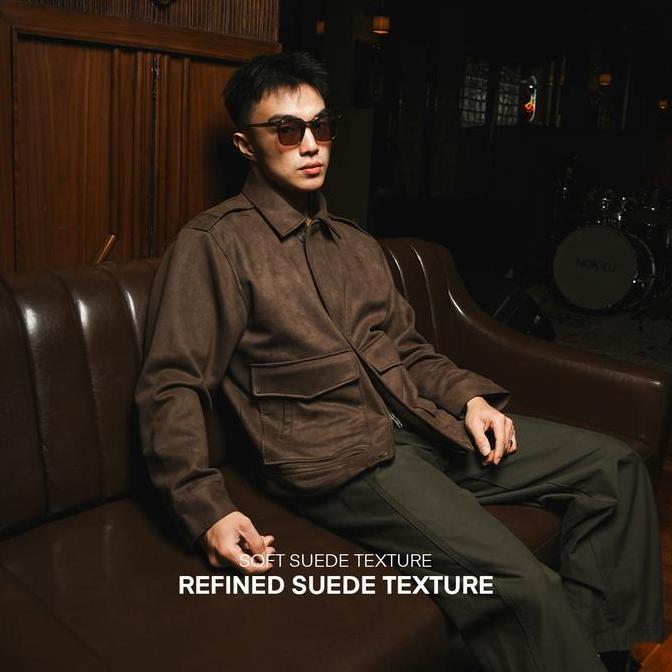 Untere- Heavy Downtown Suede Jacket