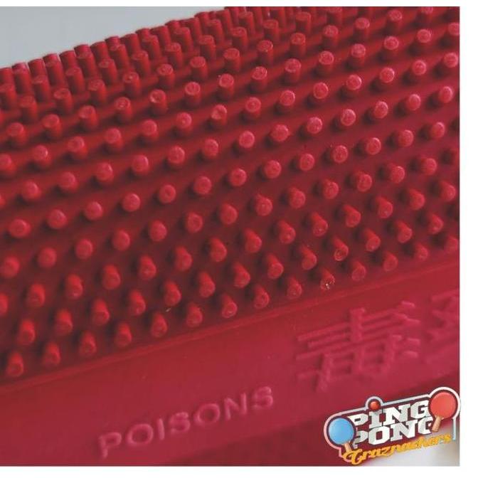 BEBAS ONGKIR - Karet Pingpong Tenis Meja Bintik JAHANAM Poisons
