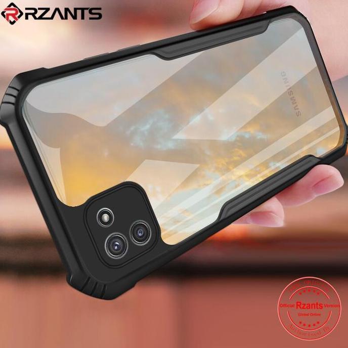 Case Samsung A03 Shockproof Transparent Casing + Tempered Glass