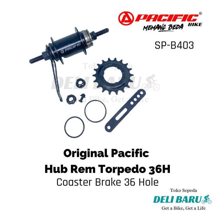 Produk Asli Hub Rem Torpedo 36 Hole Sepeda Bmx Fixie 36H