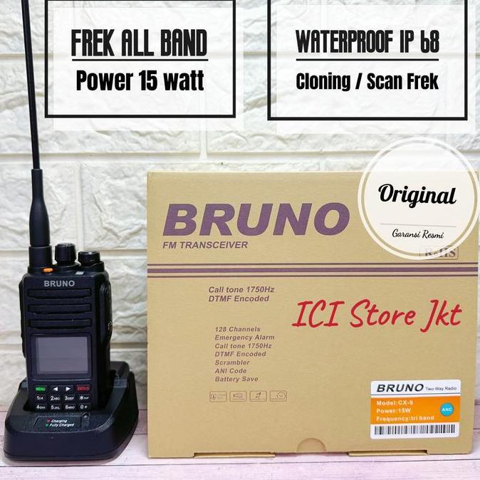 Promo Ht Bruno Cx 9 Original Garansi Resmi / Ht All Band 15 Watt