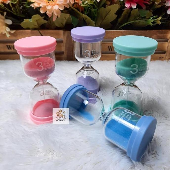 CASHBACK - Jam Pasir 3 Menit Timer Hourglass Sand Clock