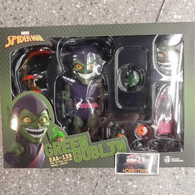 BEAST KINGDOM EGG ATTACK ACTION EAA-139 SPIDER-MAN GREEN GOBLIN Figure