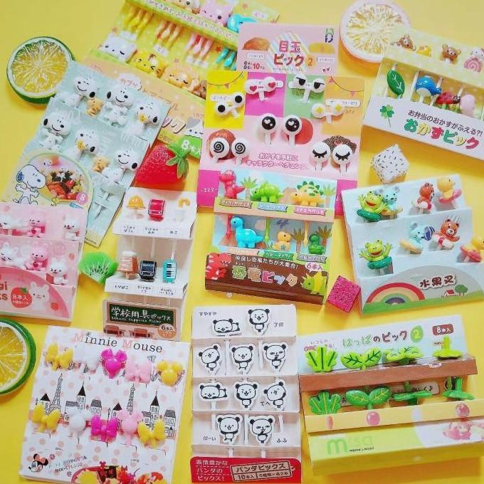 Food pick tusukan bento anak bekal karakter